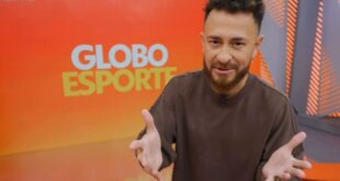 Fred Bruno volta ao Globo Esporte após tiro de raspão: 'Tudo certo'
