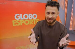 Fred Bruno volta ao Globo Esporte após tiro de raspão: 'Tudo certo'