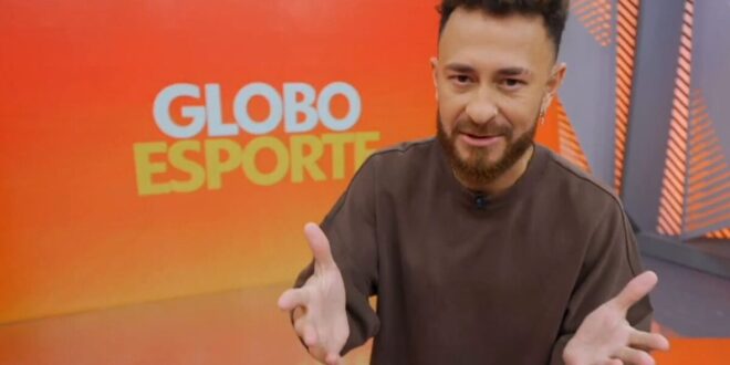 Fred Bruno volta ao Globo Esporte após tiro de raspão: 'Tudo certo'