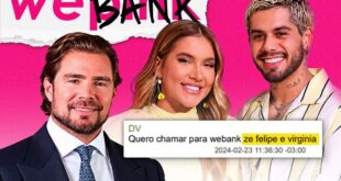 Vorcaro negociou R$ 25 milhões para Virginia e Zé Felipe divulgarem WeBank